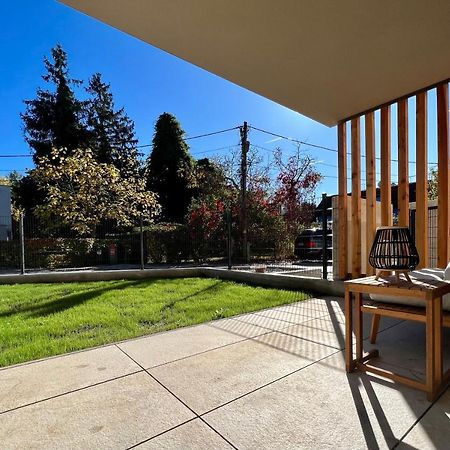Modern Studio Gardenia_Gartenwohnung Alte Donau فيينا المظهر الخارجي الصورة