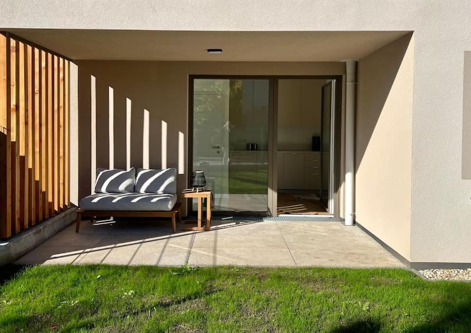 Modern Studio Gardenia_Gartenwohnung Alte Donau فيينا المظهر الخارجي الصورة