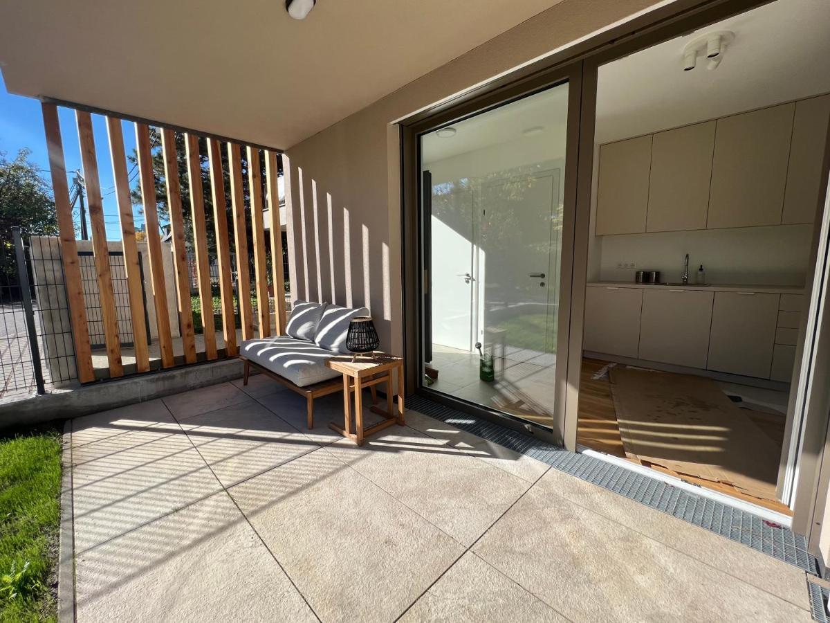 Modern Studio Gardenia_Gartenwohnung Alte Donau فيينا المظهر الخارجي الصورة